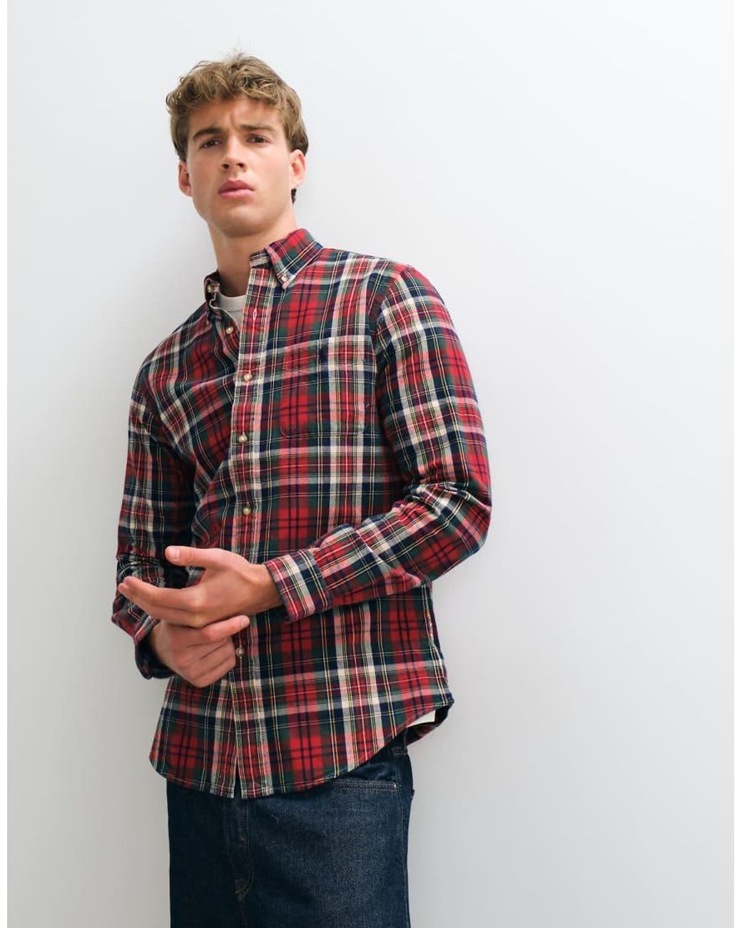 Polo Ralph Lauren Red Sport Brushed Oxford Shirt for men