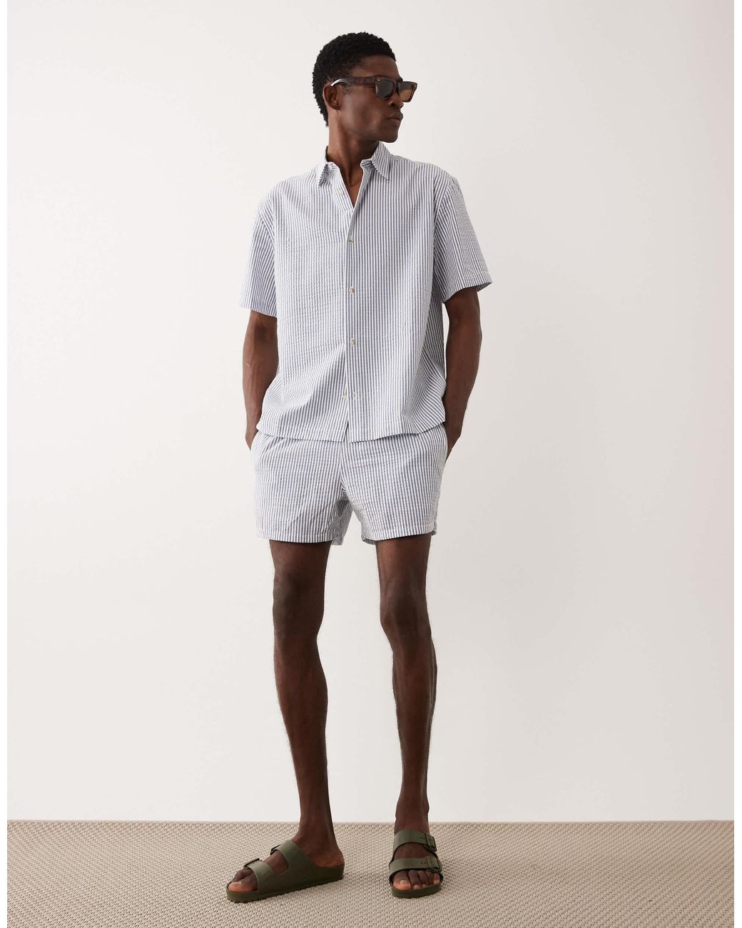 Short ASOS pour homme en coloris Blue