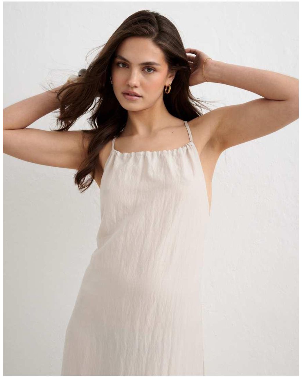 Aim'n Natural Sand Riviera Maxi Dress