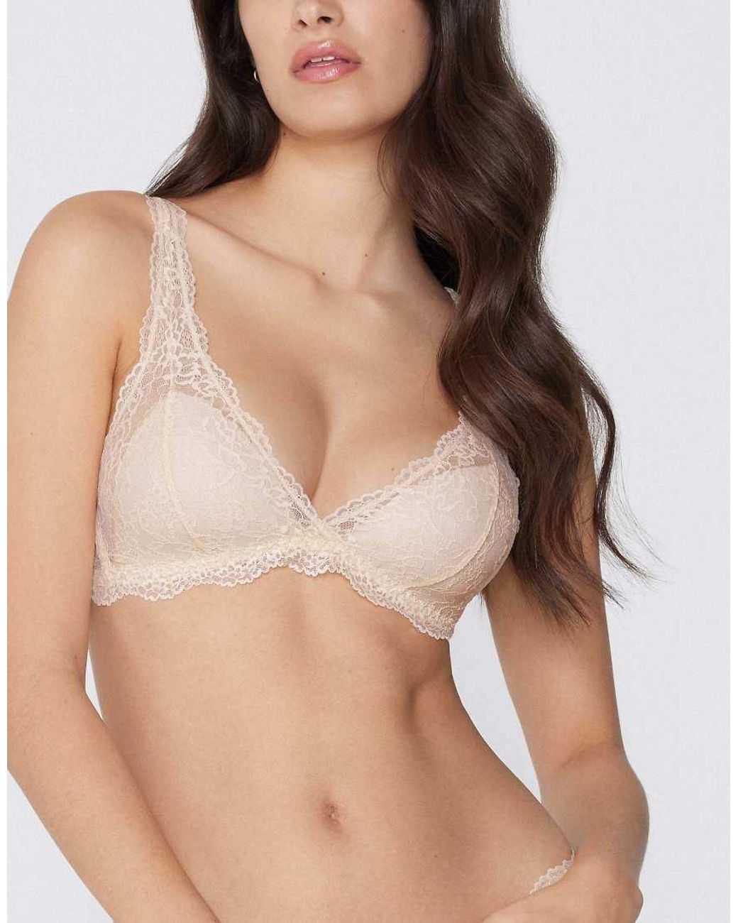 Tezenis Natural Havana Lace Triangle Bra