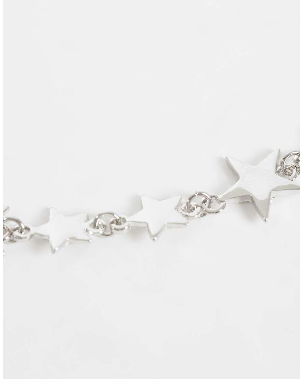 ASOS White Star Link Chain Necklace for men