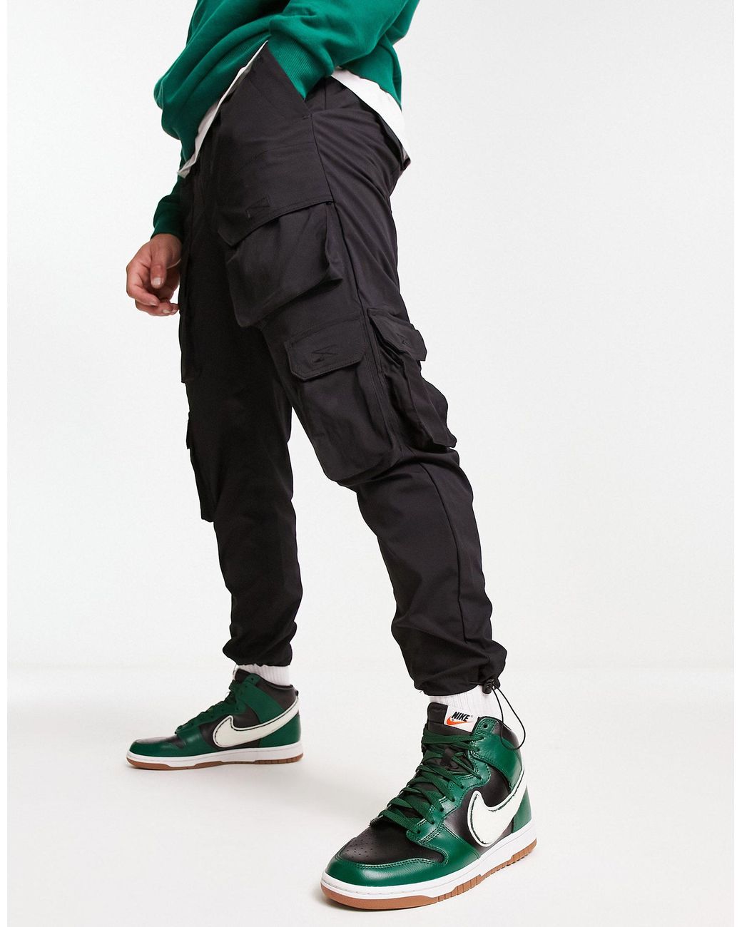 Nike verdi top e nere