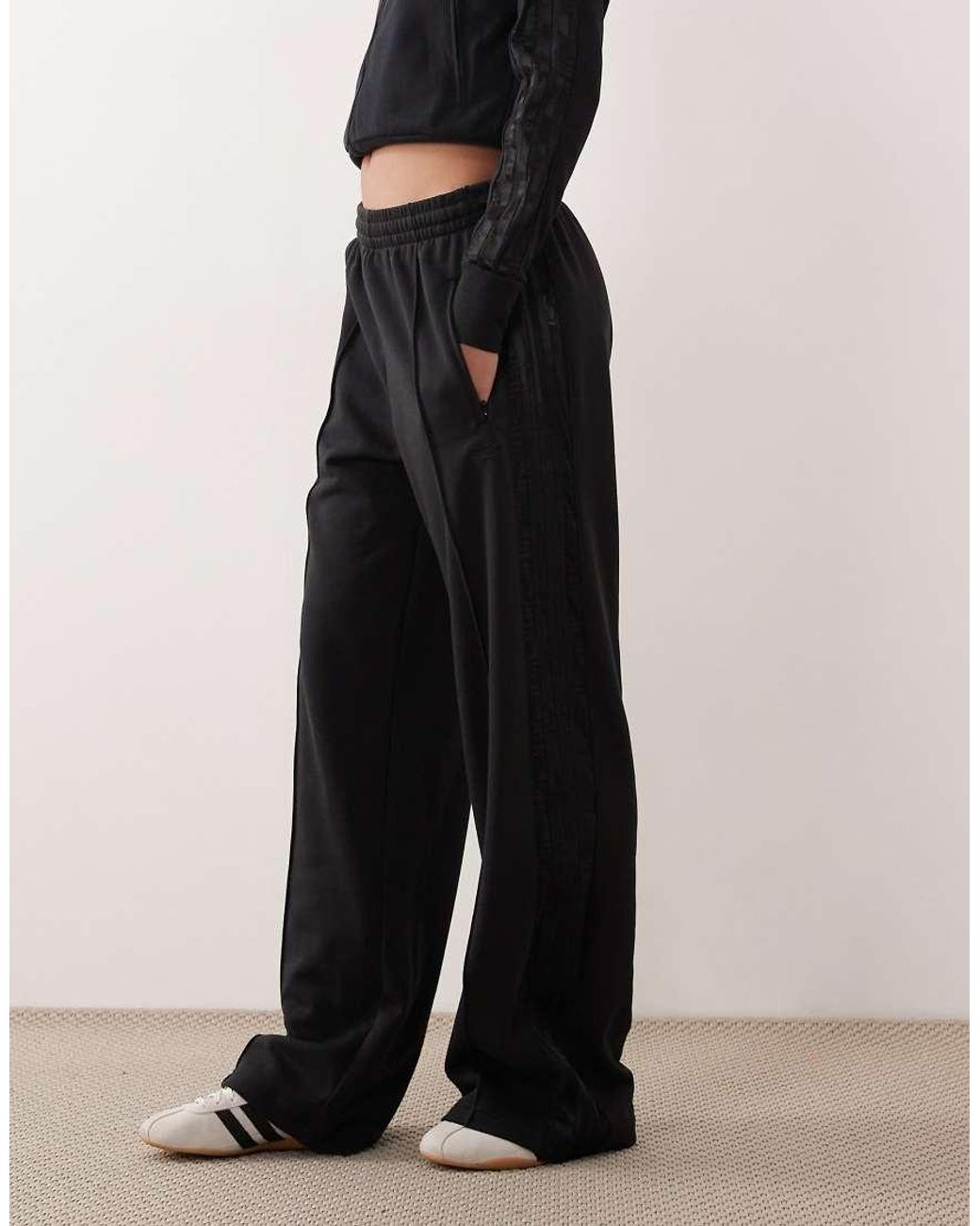 Adidas Originals Black Firebird Lace Sweatpants
