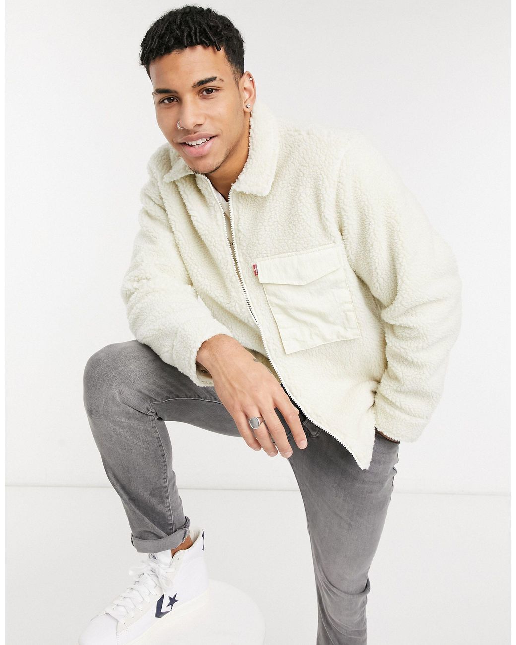 Mason Minimalist Borg Sherpa Jacket 