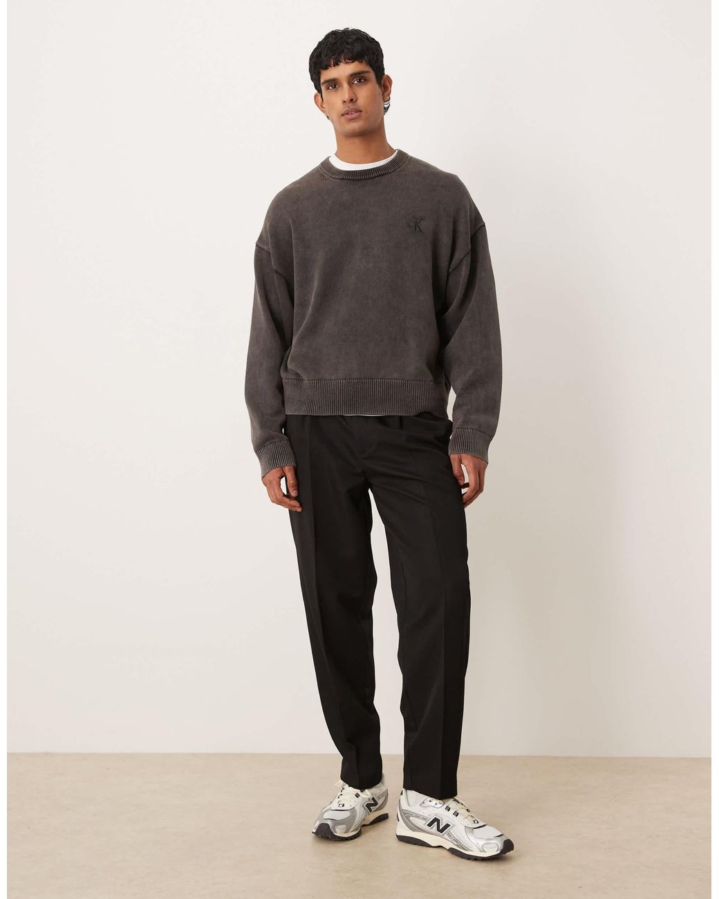 Calvin Klein – pullover in Gray für Herren