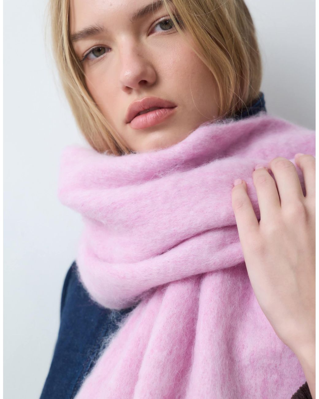 Écharpe oversize Threadbare en coloris Blue
