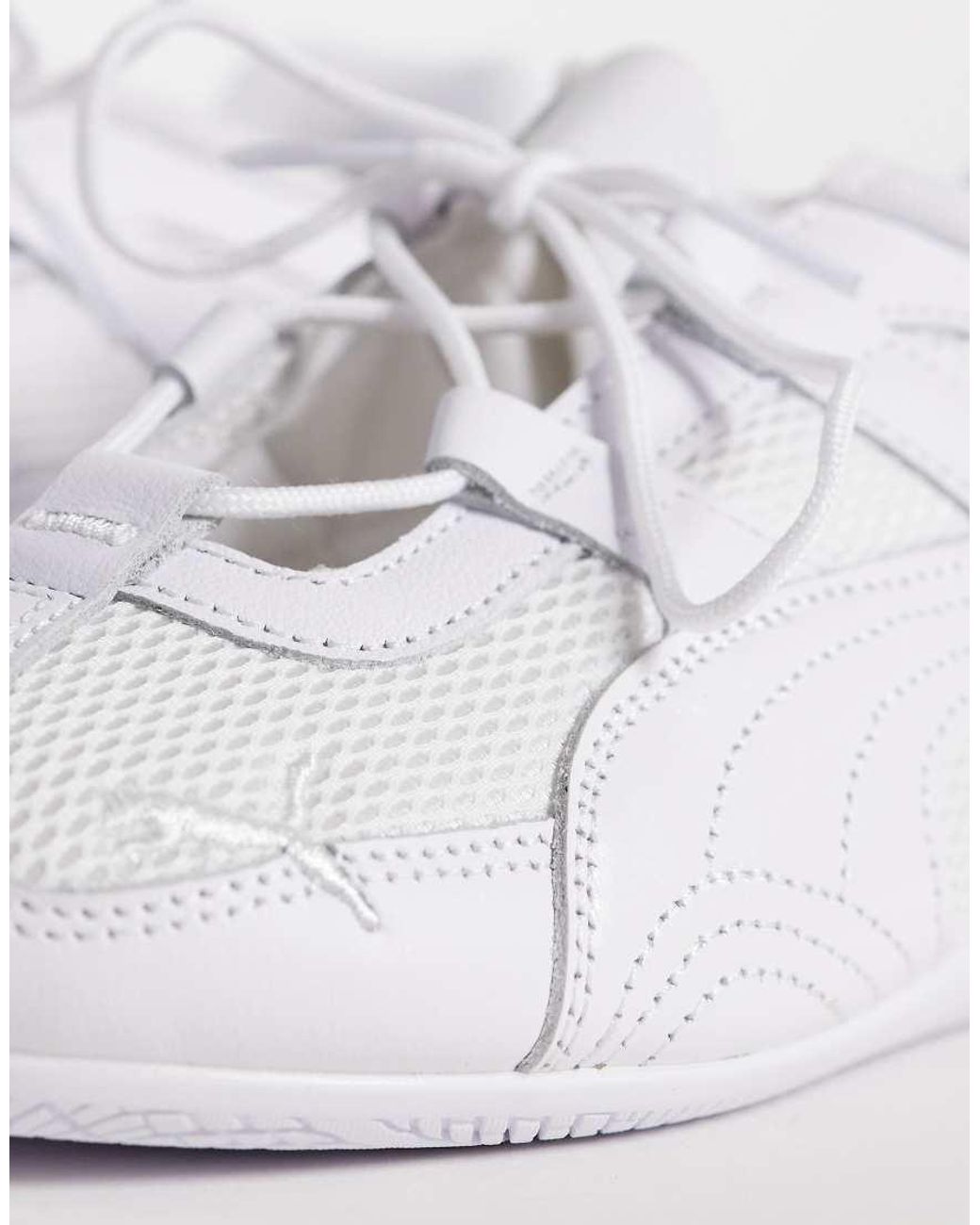 PUMA White Speedcat Go Mary Jane Sneakers