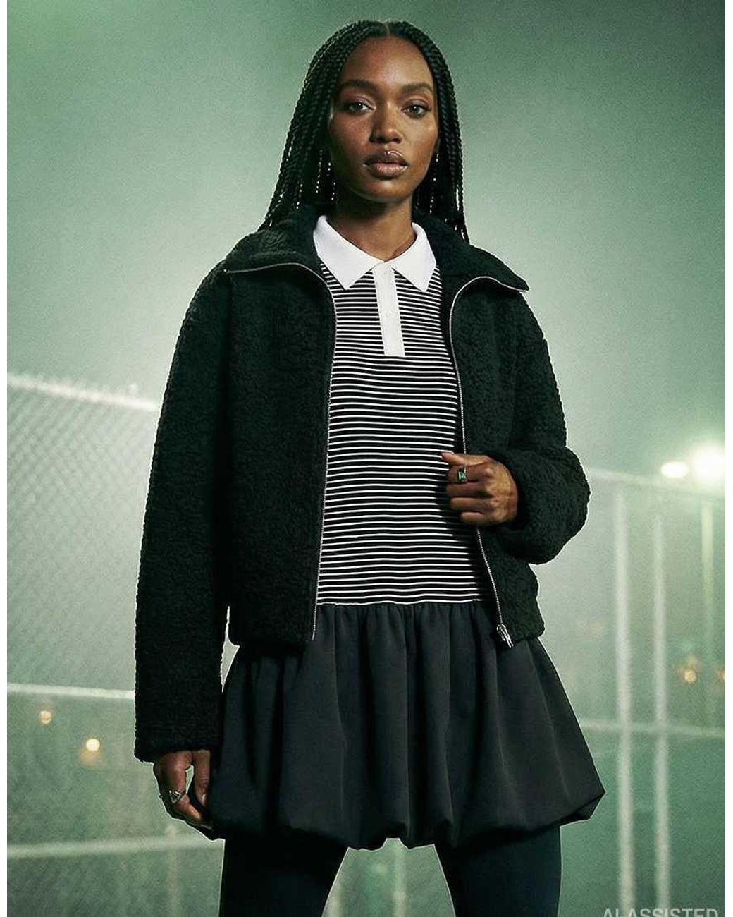 HYPEDROP Gray Short Sleeved Dress