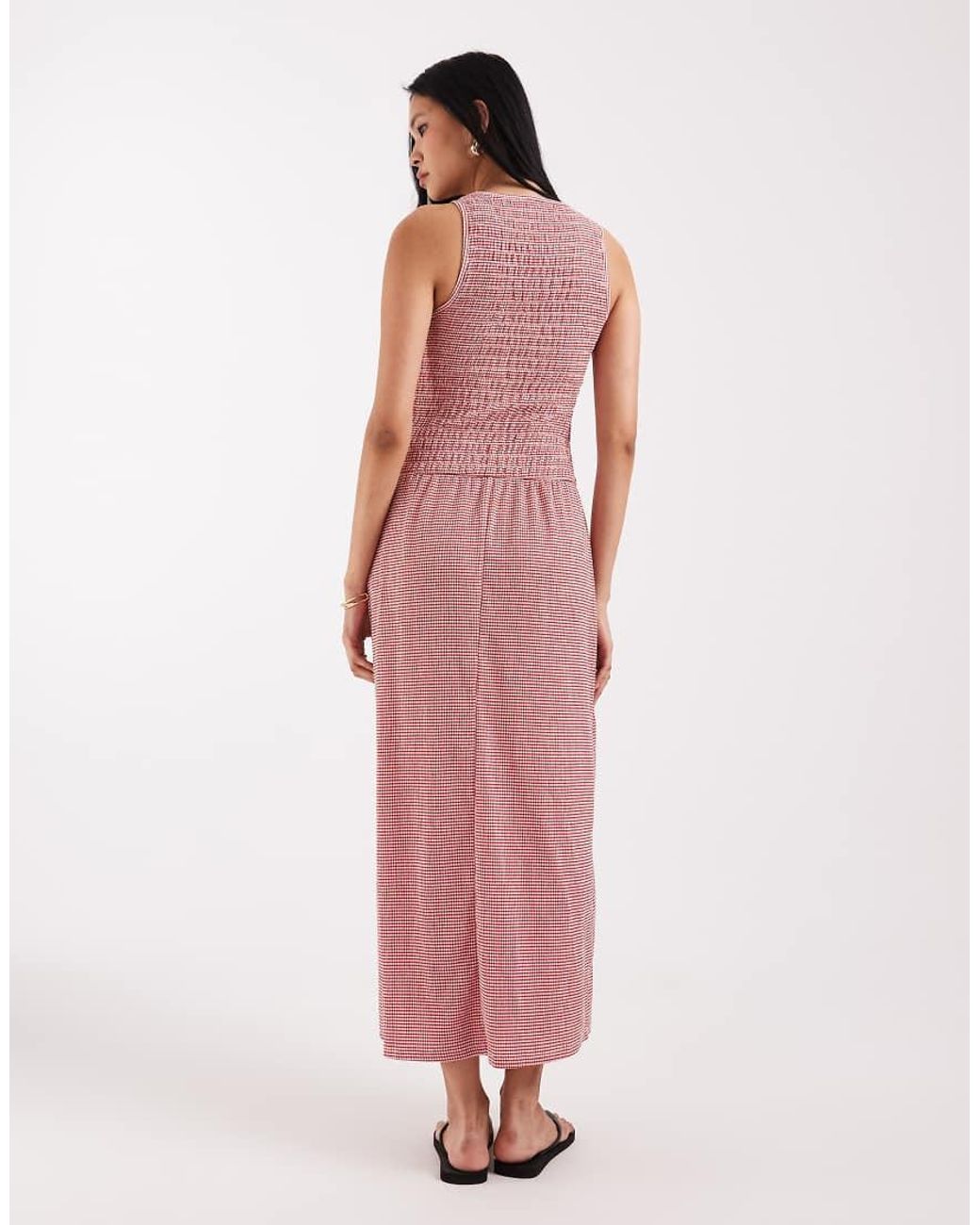 ONLY Pink Sleeveless Midaxi Smock Dress
