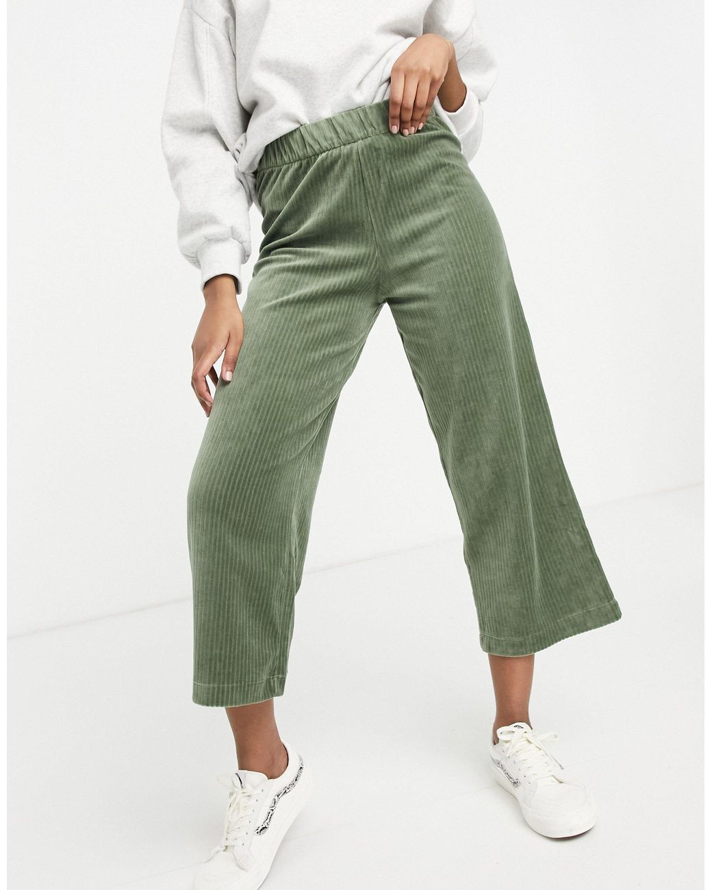 Monki Corrie Wide Leg Pull On Cord 