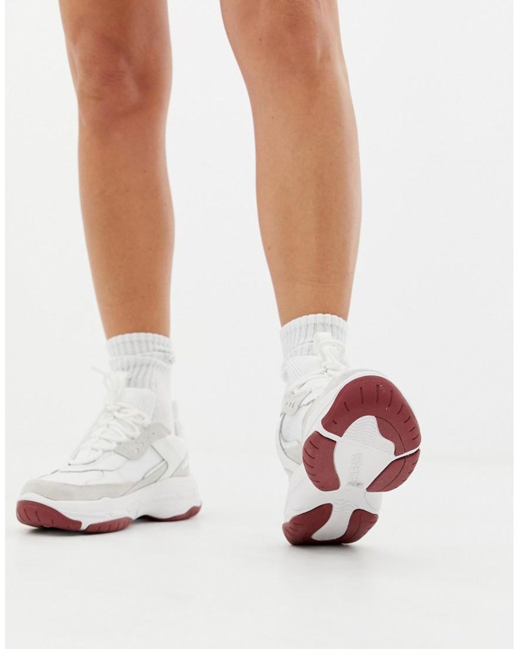 Calvin Klein White Maya - Modieuze Sneakers | Lyst NL