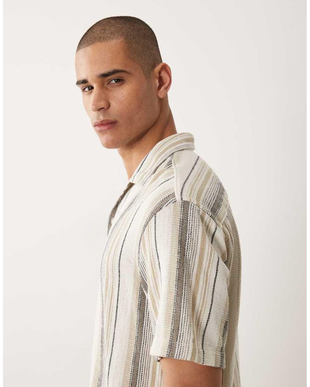 SELECTED Natural Textu Shirt for men