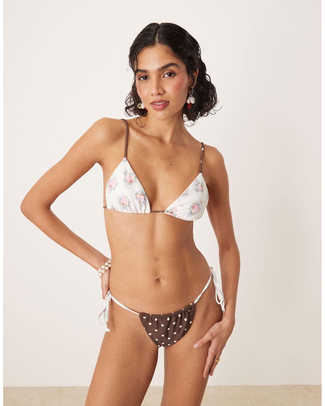 For Love & Lemons Black Bay Bikini Bottom Co-Ord