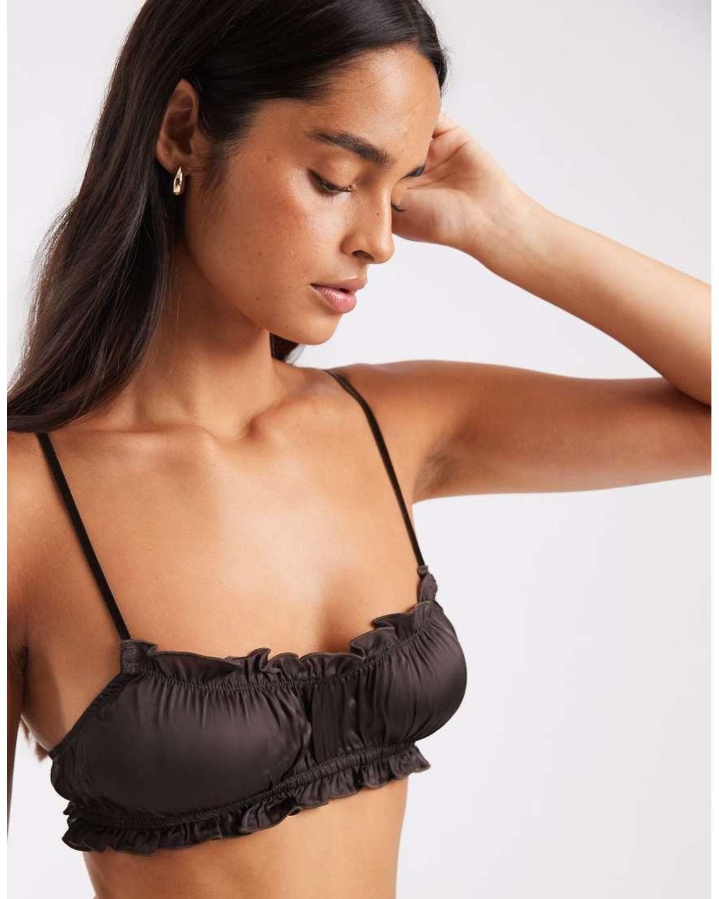 Free People Black Sleigh All Day Bralette