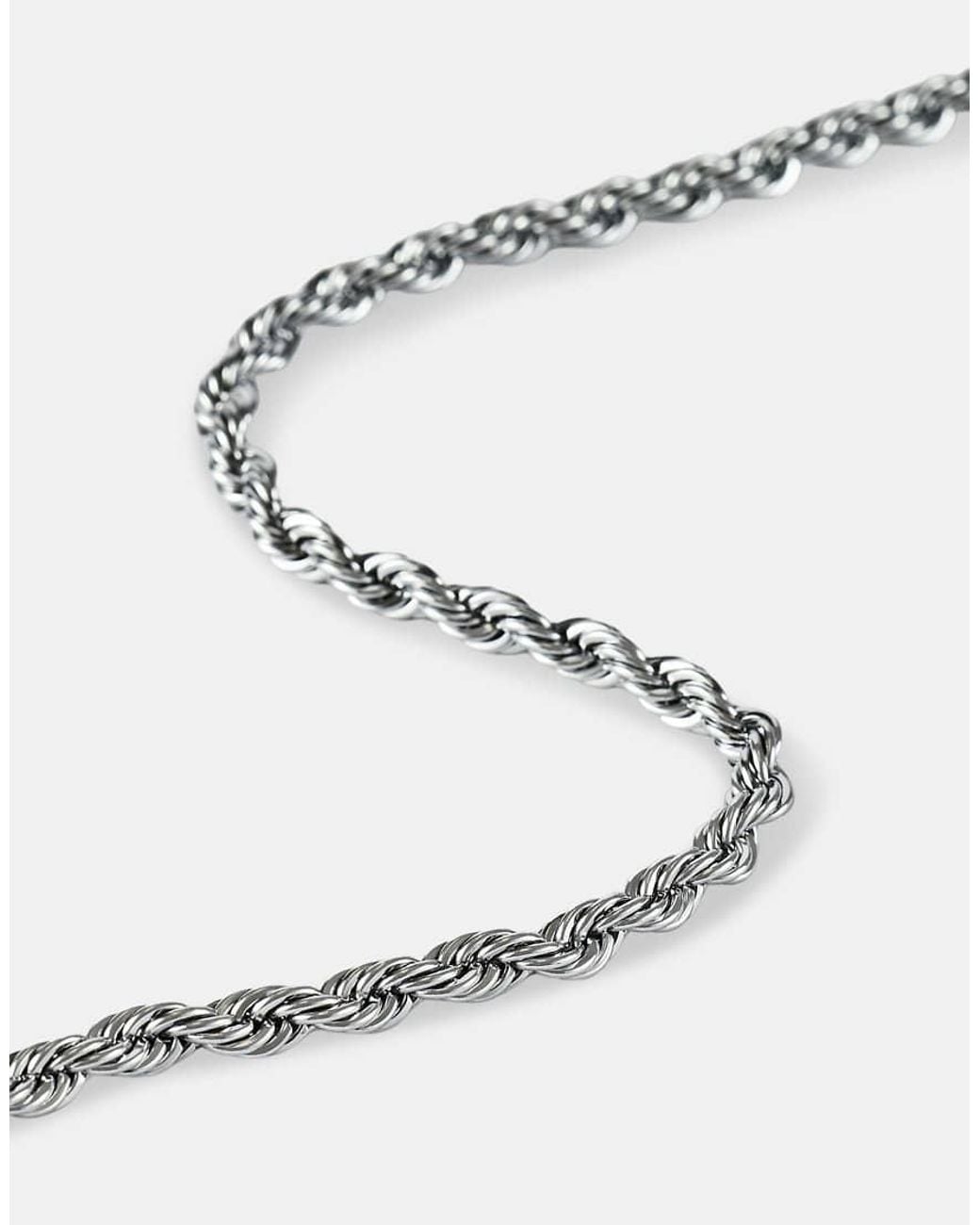 CERNUCCI White 5Mm Rope Chain for men