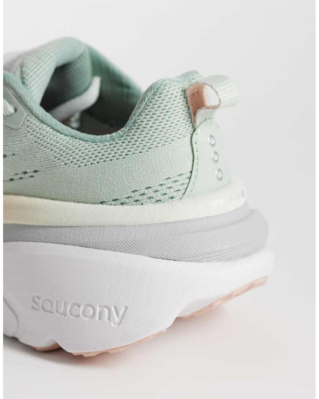 Saucony White Hurricane 25 Running Trainers