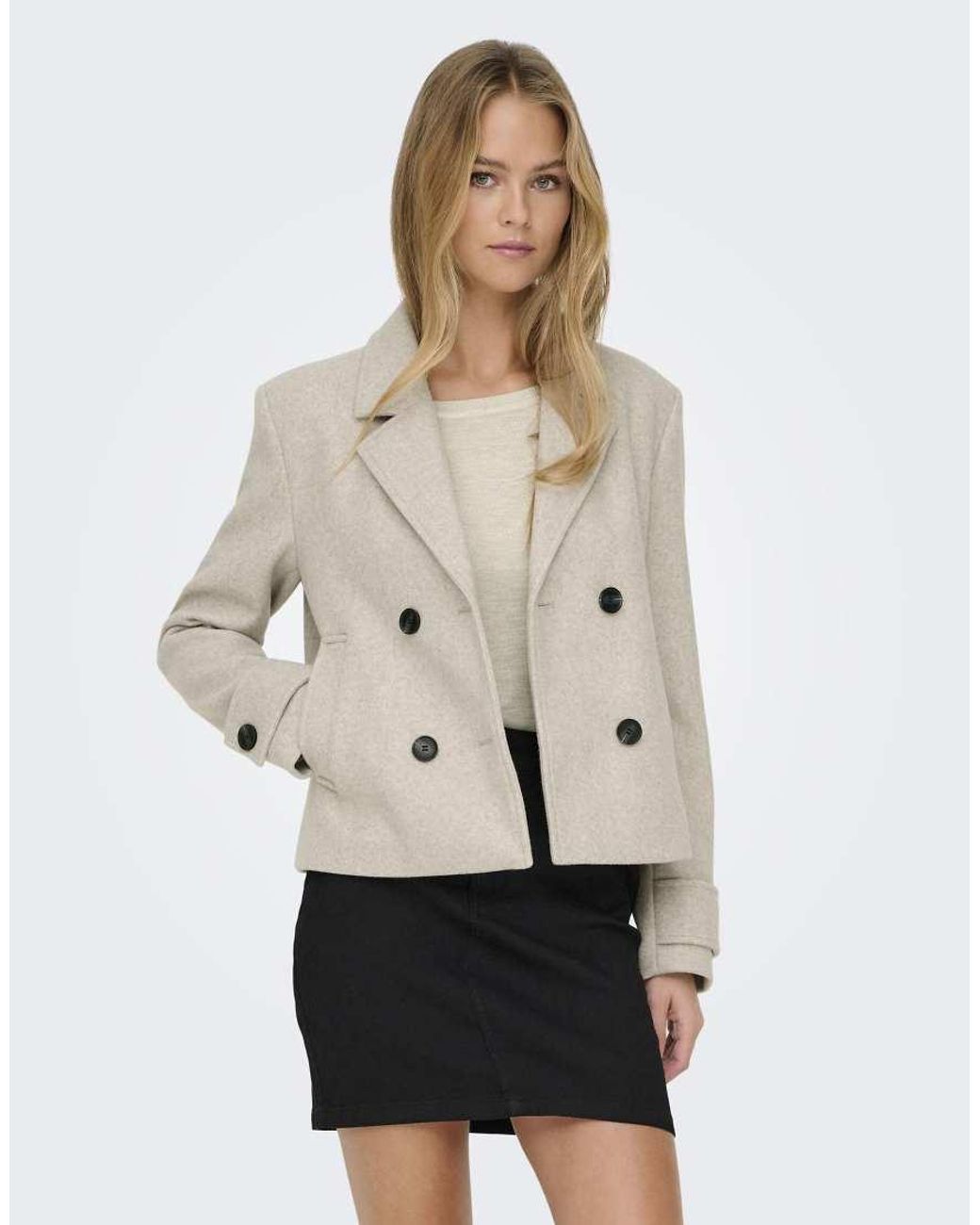 ONLY Natural Wool Look Short Jacket