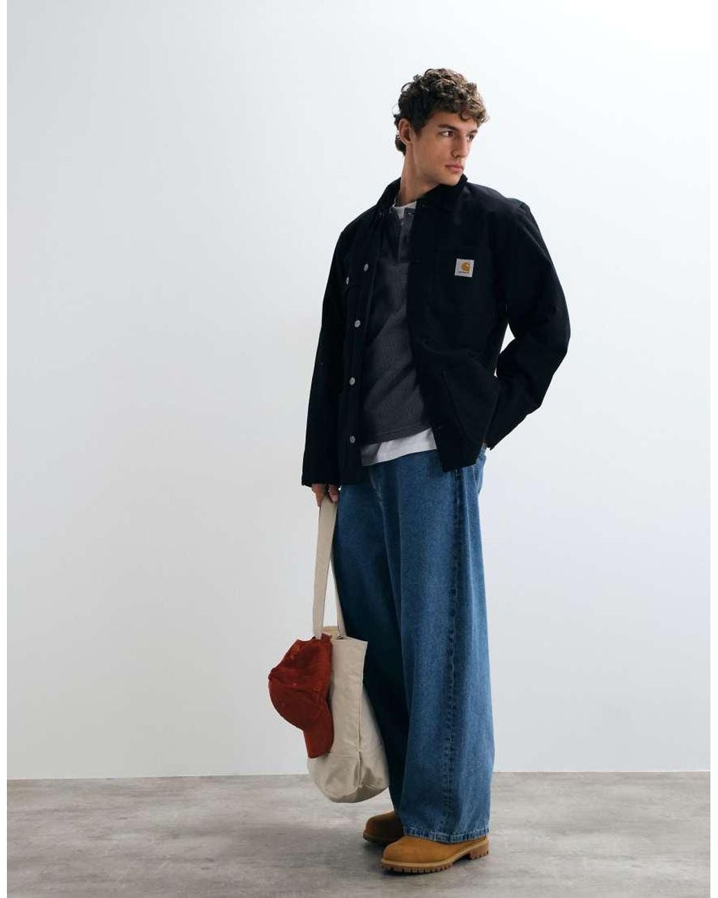 Carhartt Blue Michigan Coat for men
