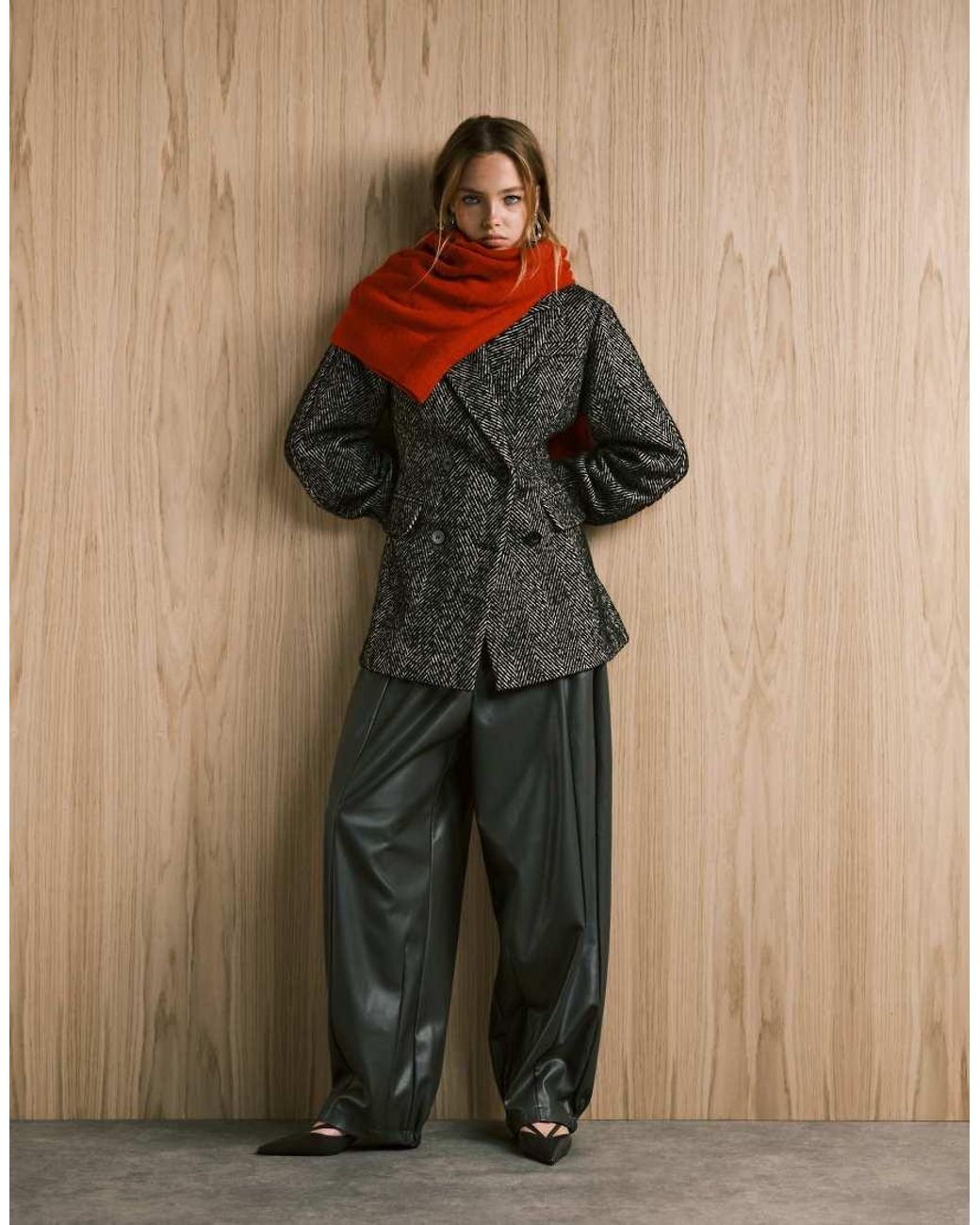 ASOS Gray Formal Sculpted Short Coat