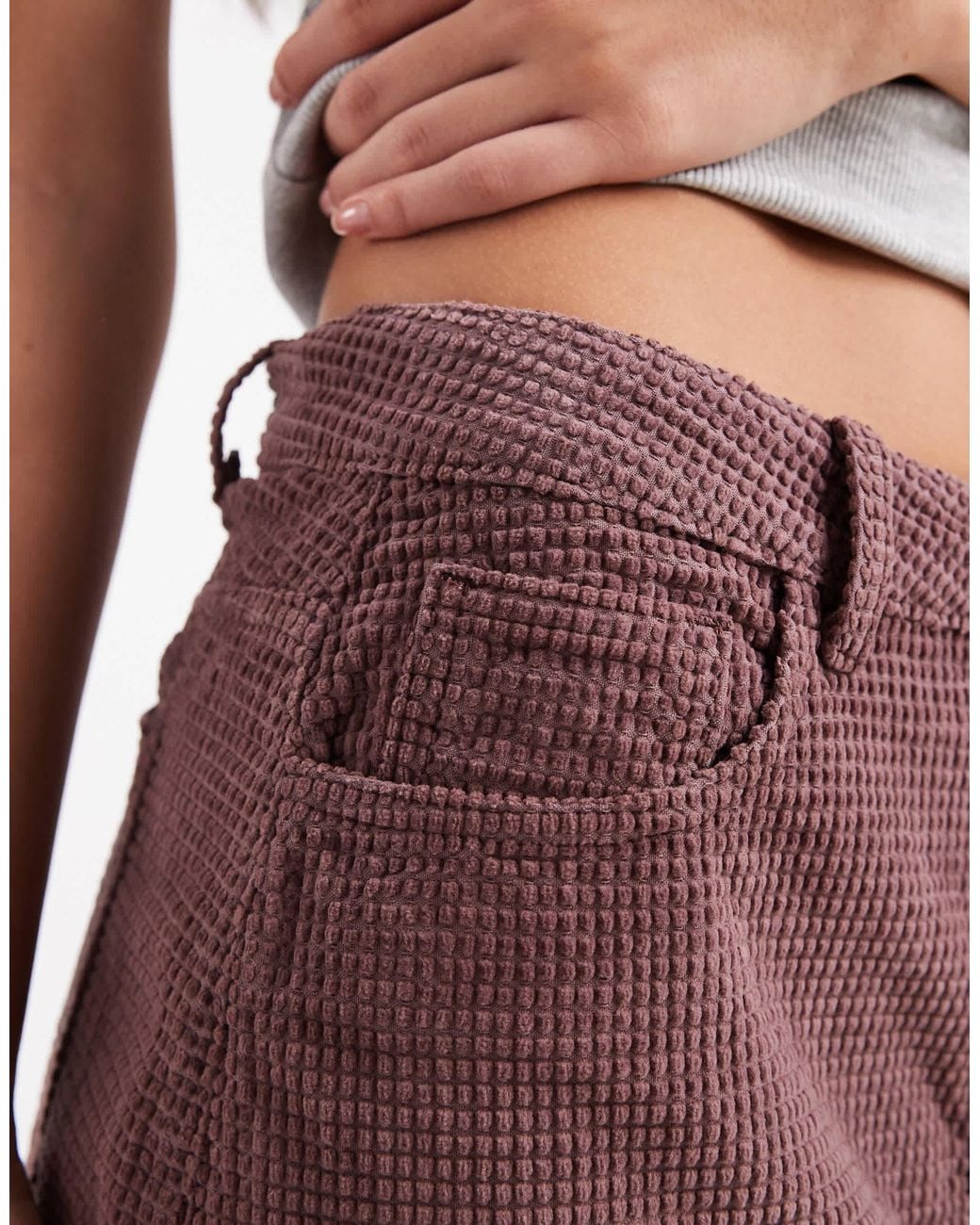 ASOS Red Mini Skirt