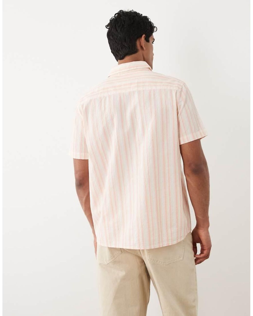 Blend Natural Cotton-rich Regular Fit Shirt for men