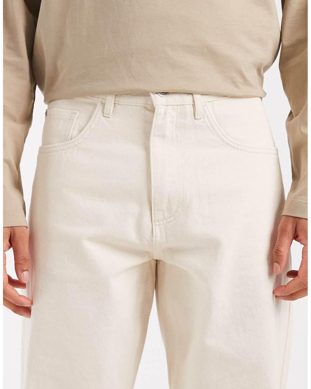 Redefined Rebel Natural Tokyo Loose Fit Jeans for men