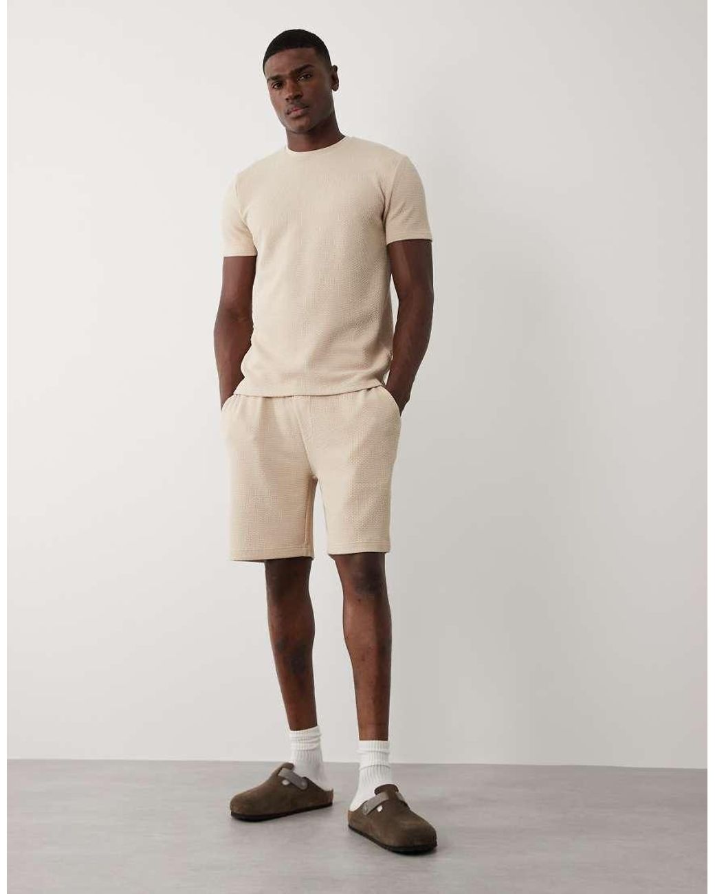 Brave Soul Natural Textured Shorts for men