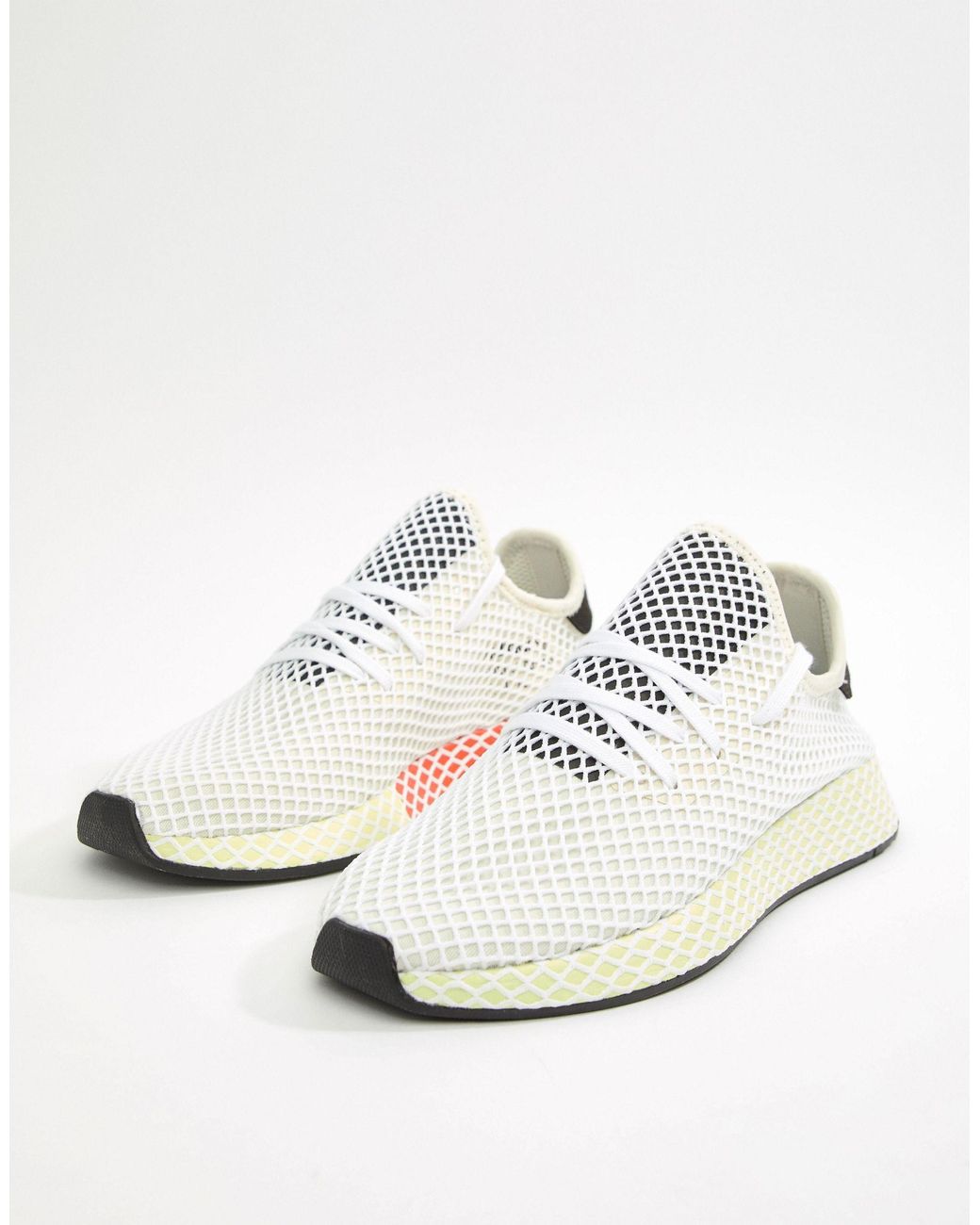 adidas Deerupt Runner Trainers In White Cq2629 for Men |