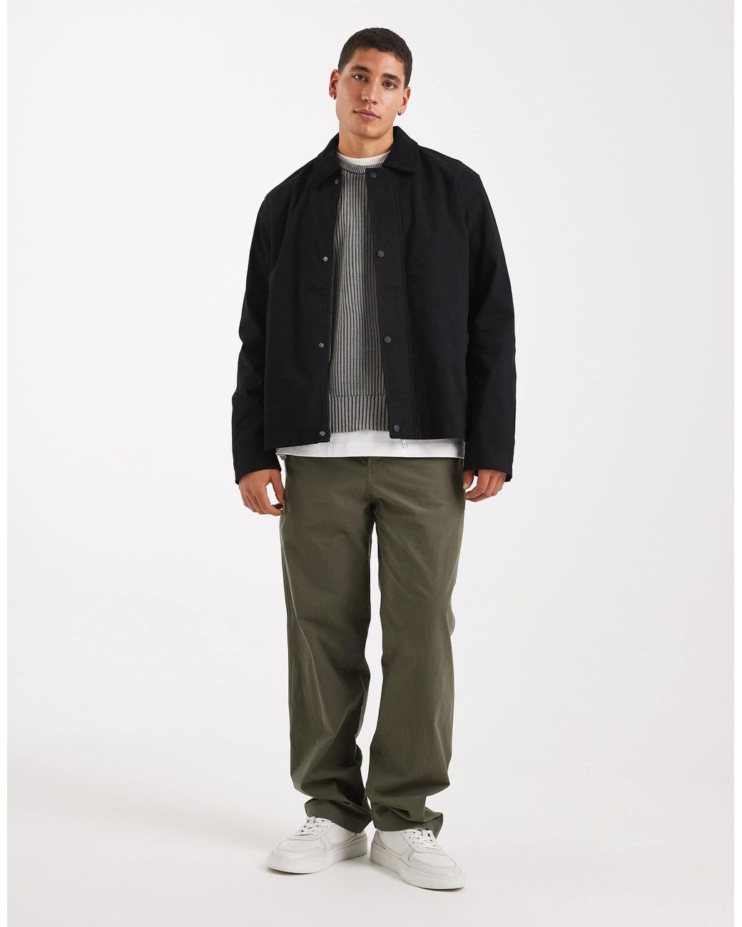 Jack & Jones – barn jacket in Black für Herren