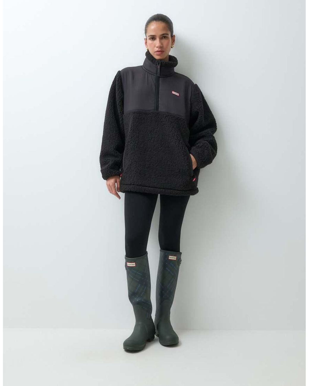 Hunter Elements Borgfleece in het Black