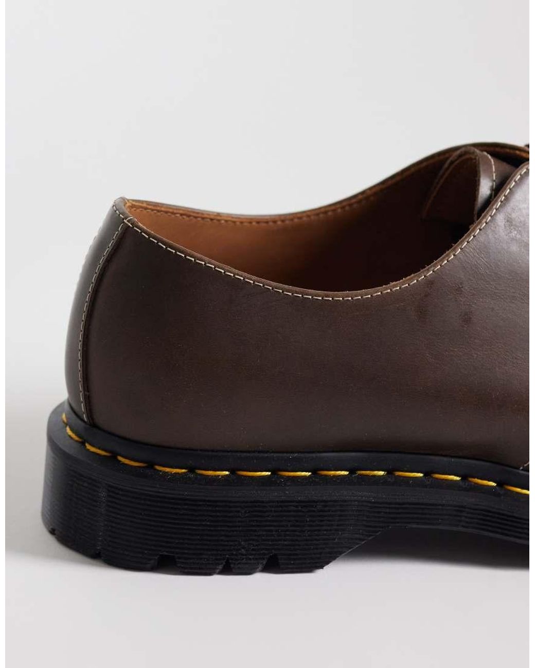 Dr. Martens Brown 1461 Ben 3 Eye Shoes for men