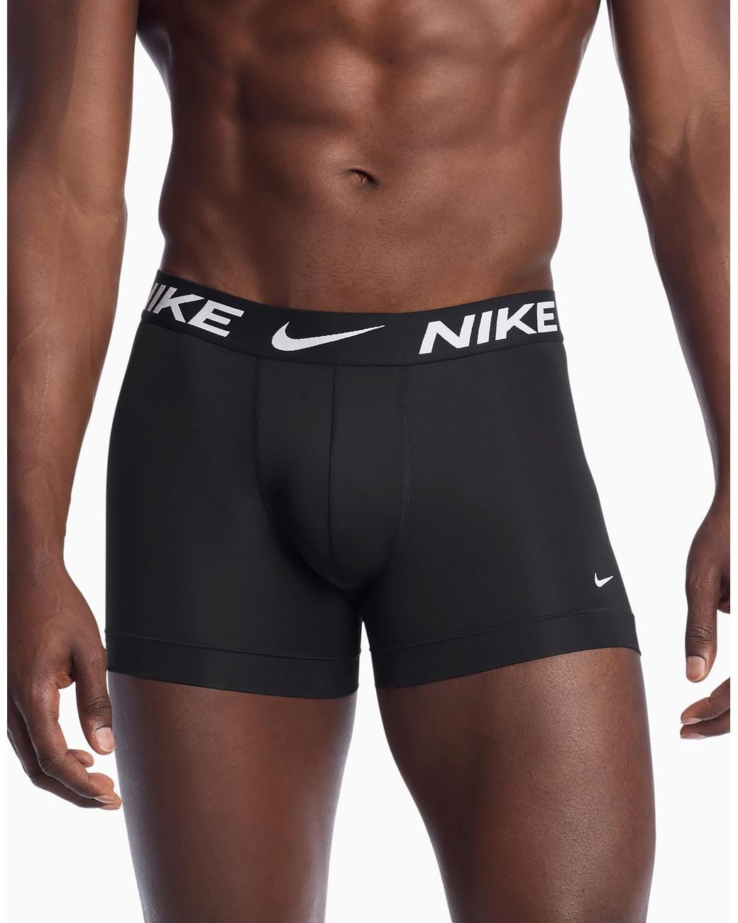 Nike Black Essential Micro 5 Pack Trunks for men