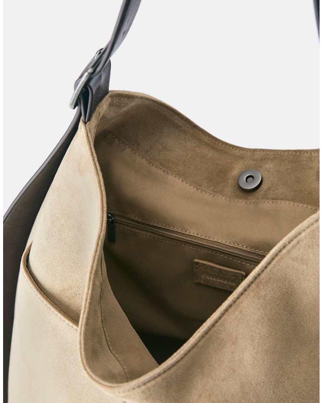 Pull&Bear Natural Contrast Shopper Bag