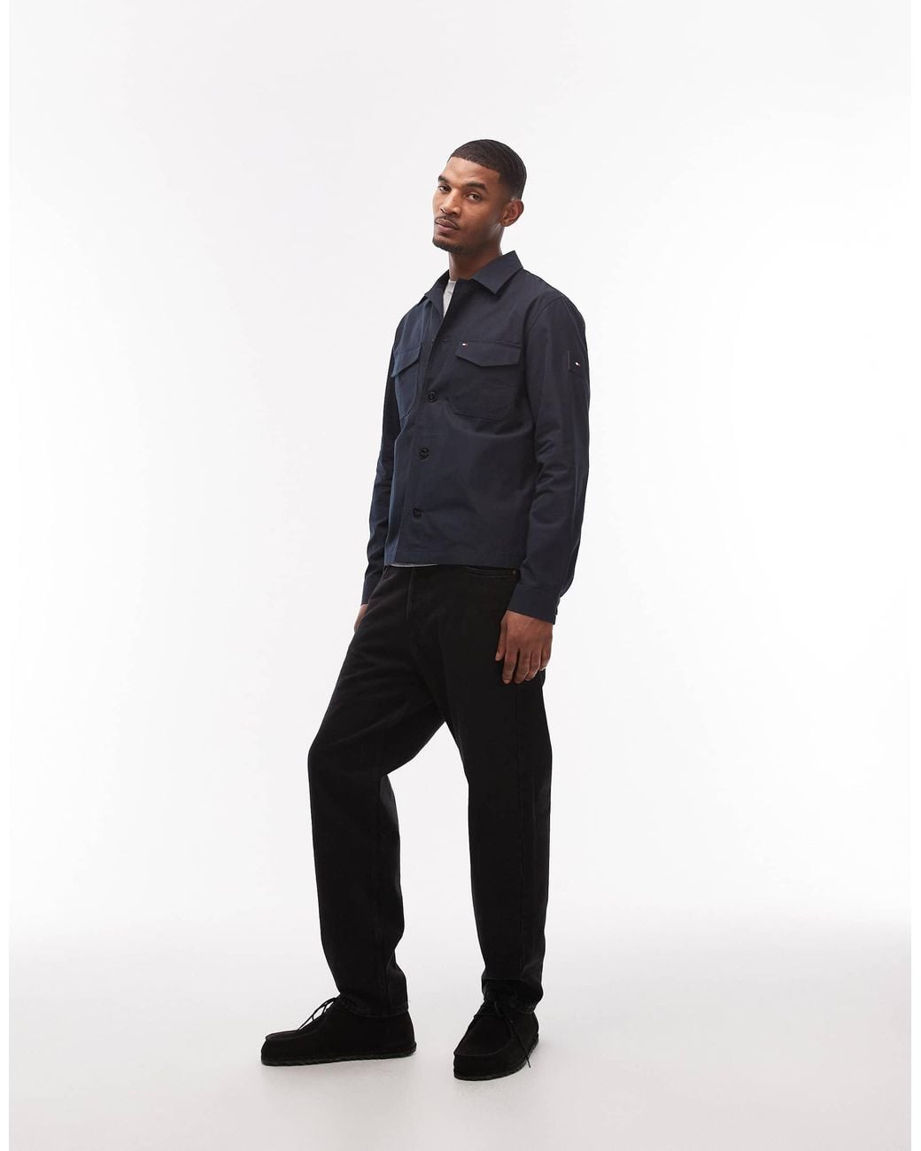 Tommy Hilfiger Blue Chore Jacket for men