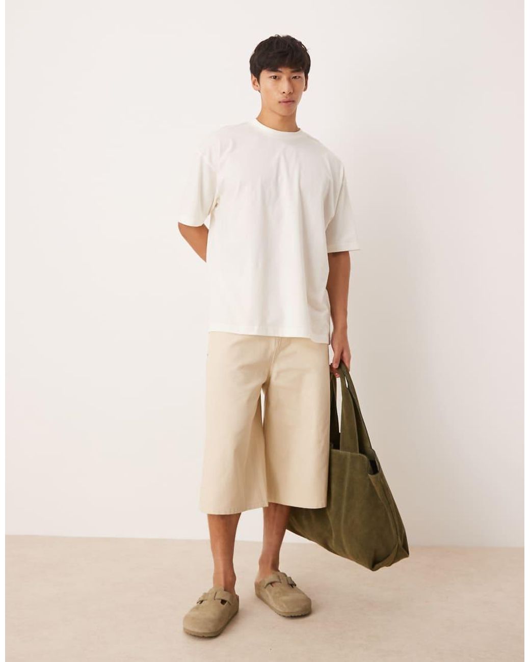 ASOS White Oversized T-shirt With High Summer Graphic for men