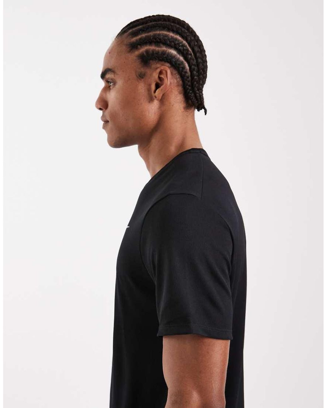 Nike Blue Miler Dri-fit T-shirt for men