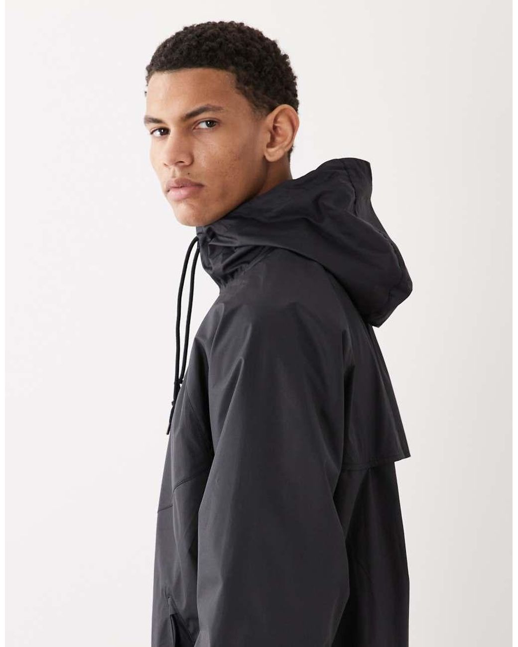 Nike Gray Windrunner Zip Hooded Jacket for men