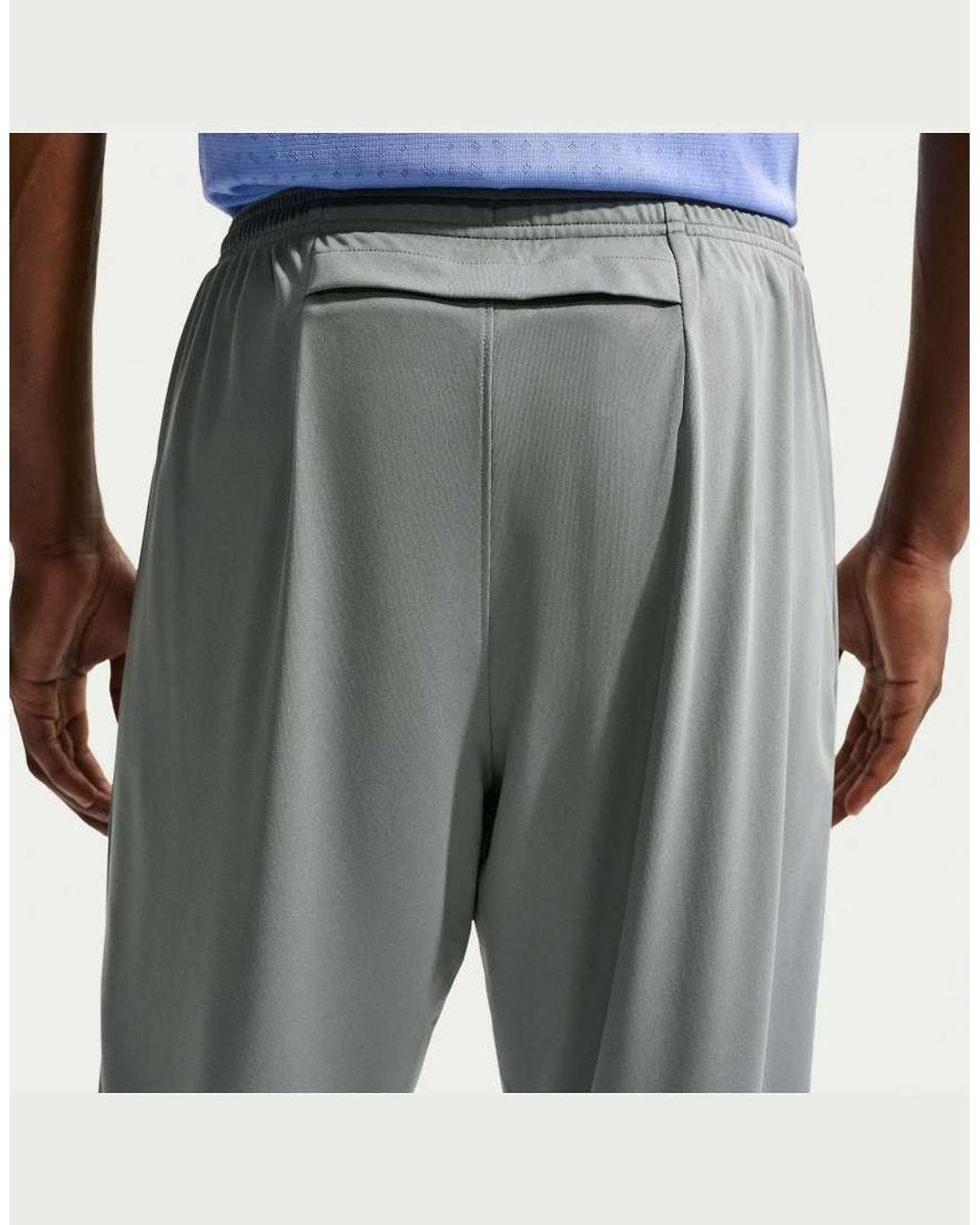 Nike Blue Miler Dri-fit Knit Trousers for men