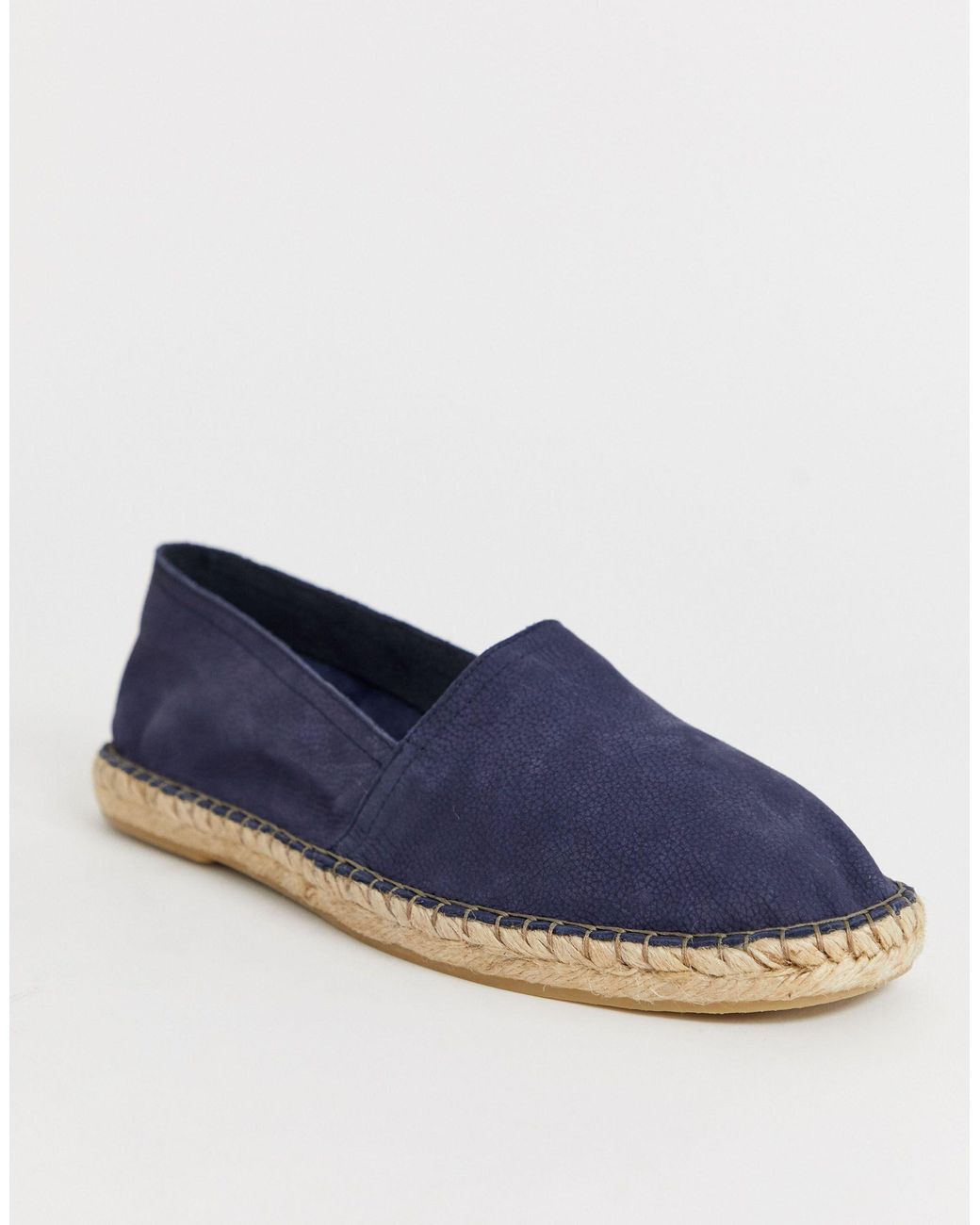 office leather espadrilles