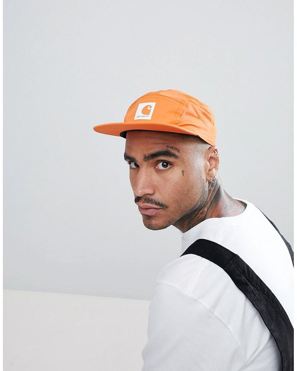 Carhartt wip logo 6 panel cap cheap