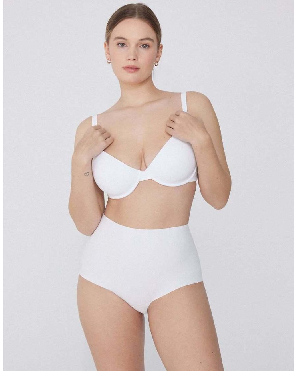 Tezenis White Athens Microfibre Push-Up Bra