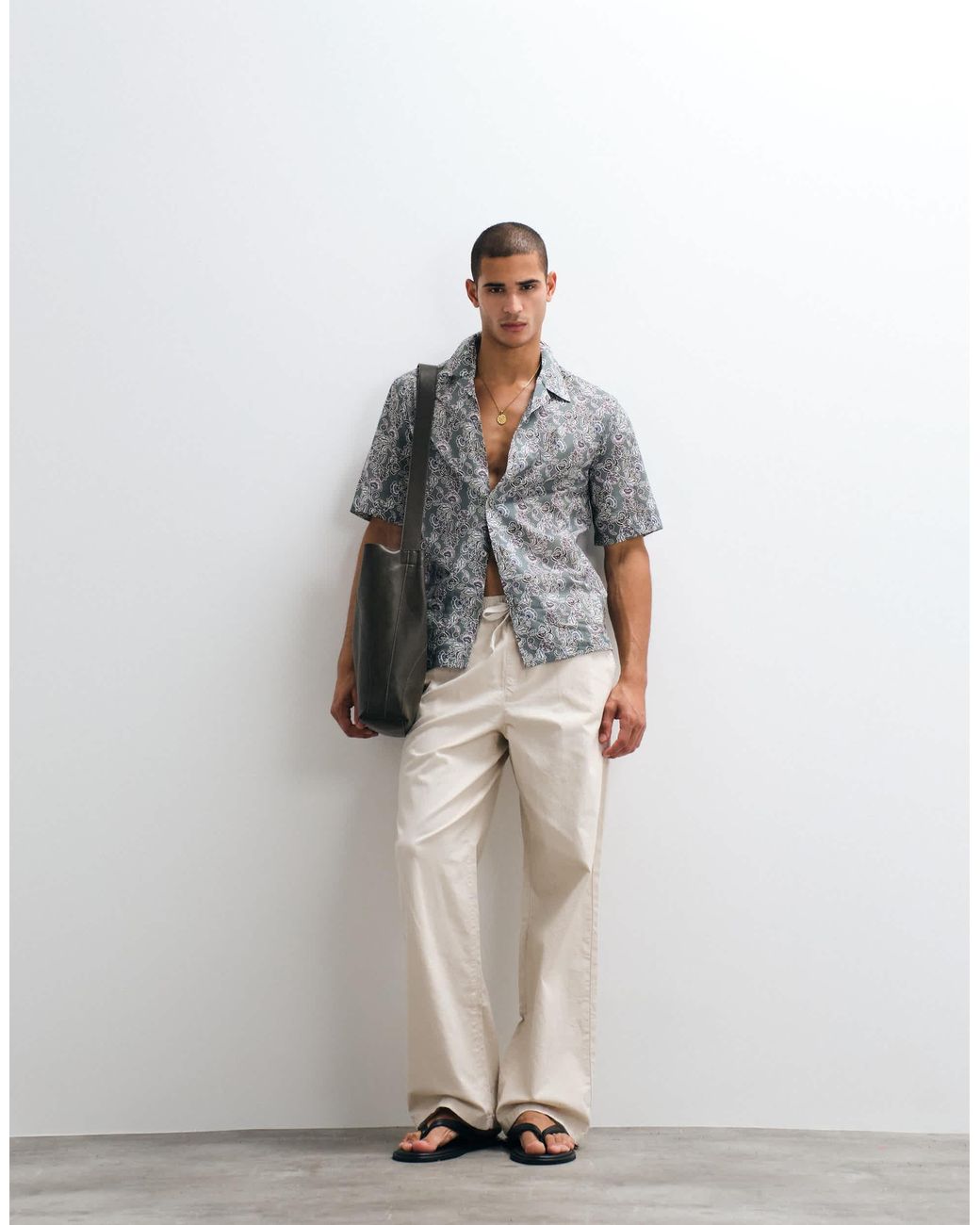 Mango – hemd in Gray für Herren