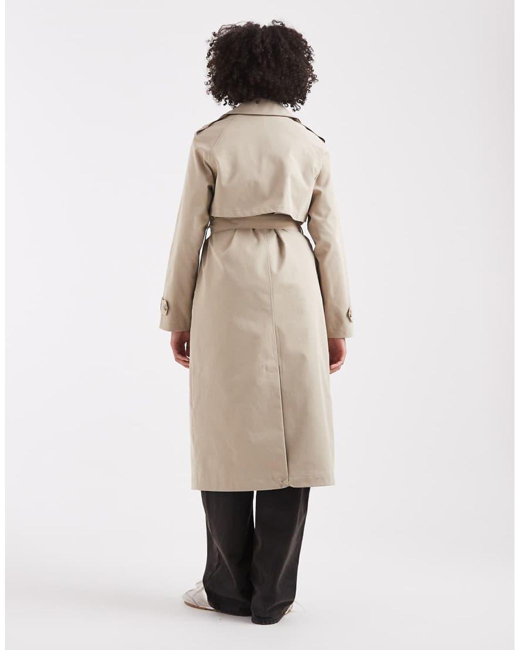 Threadbare Natural Trench Coat