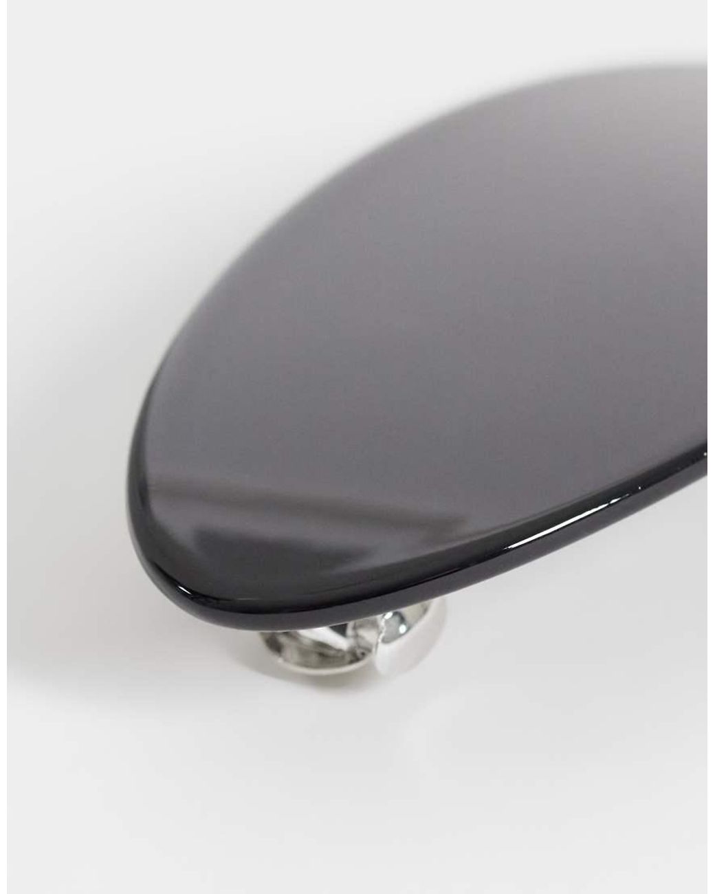 Reclaimed Vintage Black Beret Hair Clip