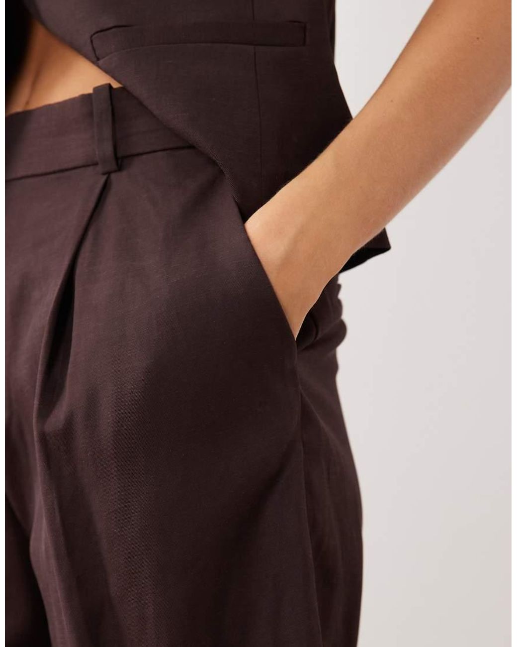 Mango Natural Avocado Tailored Bermuda Short Co-Ord