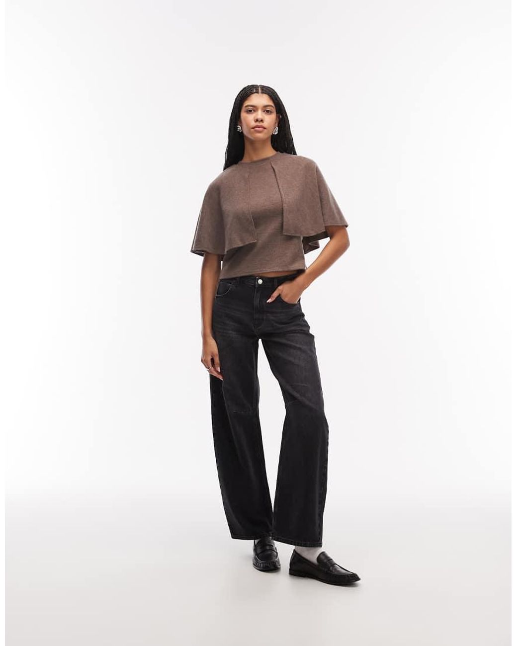 ASOS Superzachte Cape-Top in het Brown