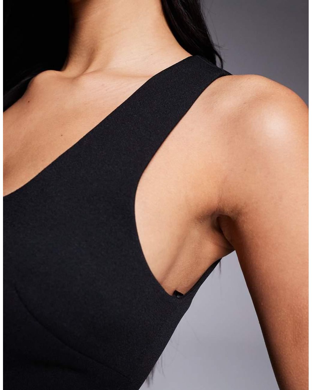 Forever New Black Tailored Scoop Mini Dress