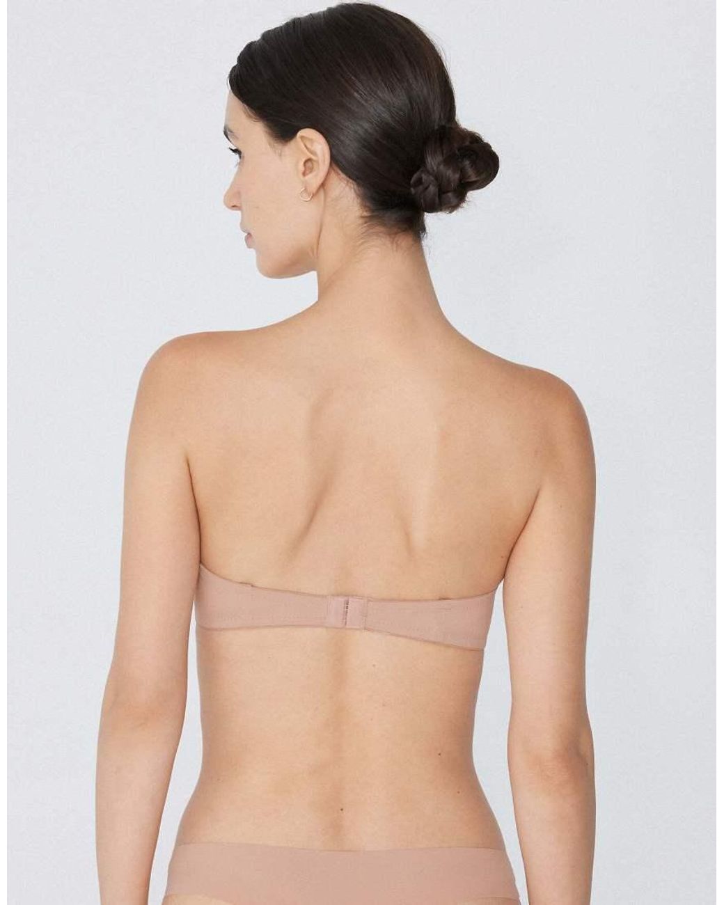 Tezenis Brown New York Padded Microfibre Bandeau Bra
