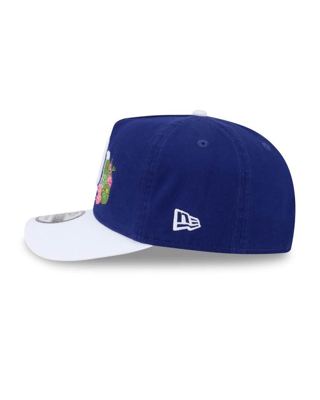 KTZ Blue La Dodgers 19twenty Side Patch Cap With Contrasting Peak