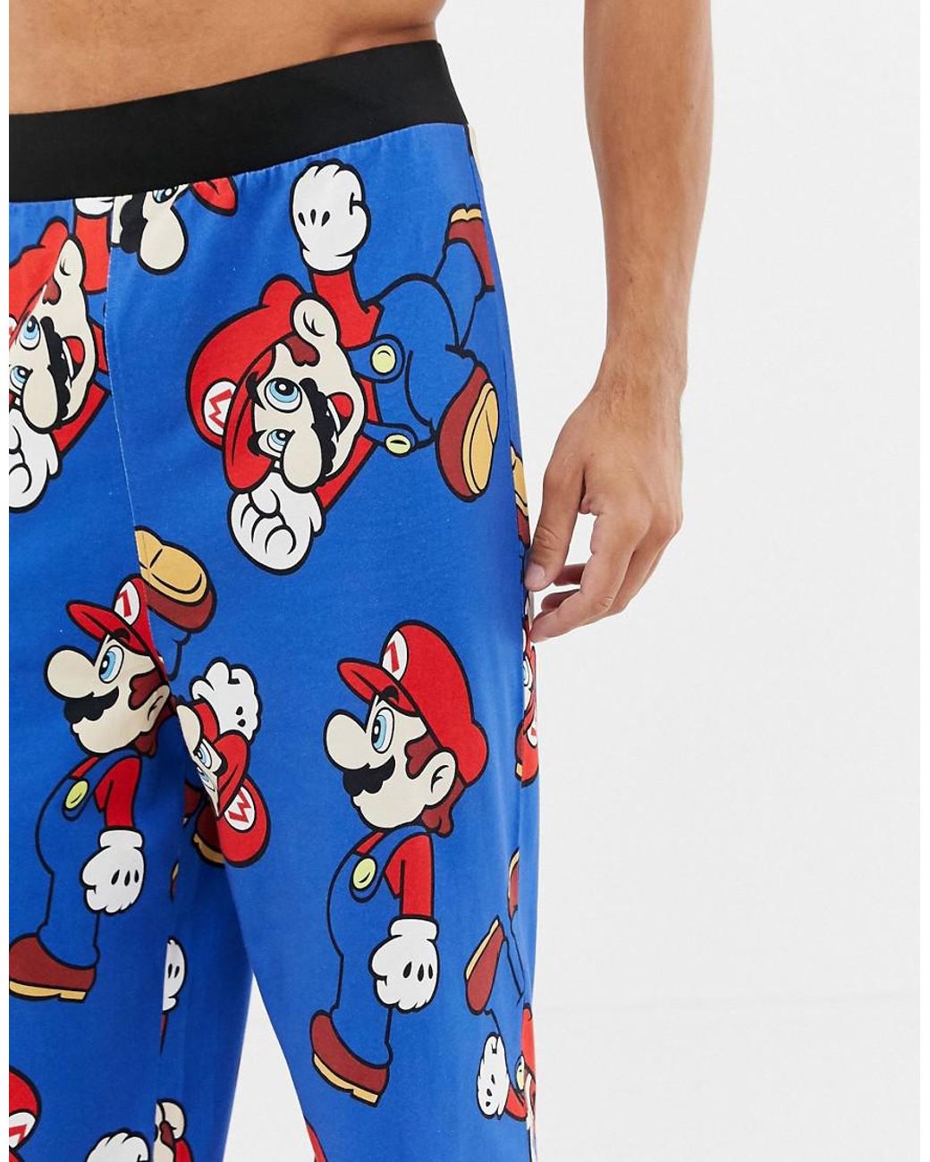 ASOS Cotton Straight Leg Pyjama Bottoms 